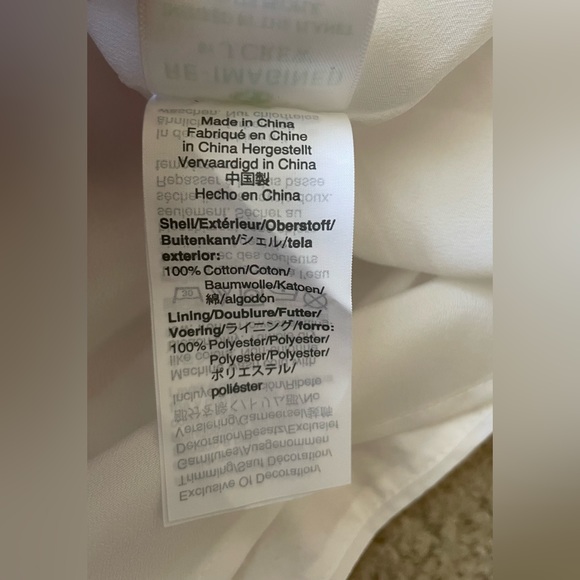 J.Crew one-shoulder maxi dress in cotton poplin w/ color ribbon stripes. Size 12 - Picture 11 of 14